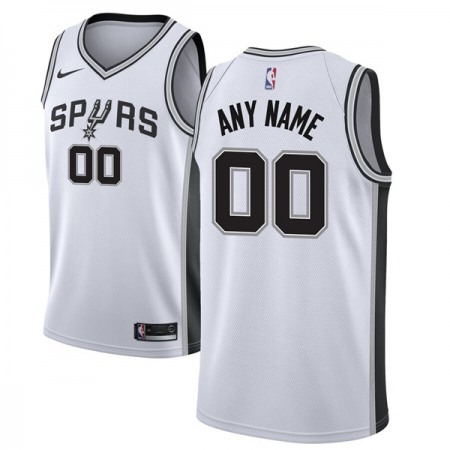 Men's San Antonio Spurs White Customized Stitched NBA Jersey