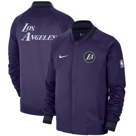 Men's Los Angeles Lakers Purple 2022/23 City Edition Full-Zip Jacket