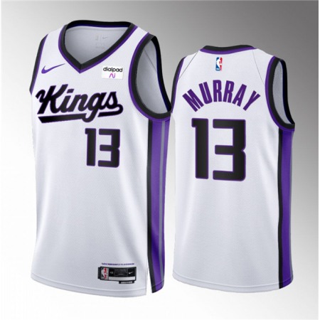 Men's Sacramento Kings #13 Keegan Murray White 2023/24 Association Edition Swingman Stitched Basketball Jersey