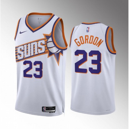 Men's Phoenix Suns #23 Eric Gordon White Association Edition Stitched Basketball Jersey