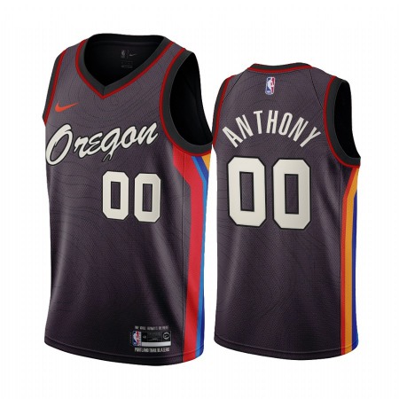 Men's Portland Trail Blazers #00 Carmelo Anthony 2020 Coffee City Edition Stitched Jersey