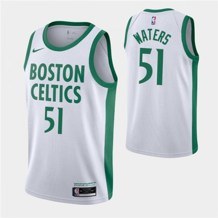 Men's Boston Celtics #51 Tremont Waters 2020-21 White City Edition Swingman Stitched NBA Jersey