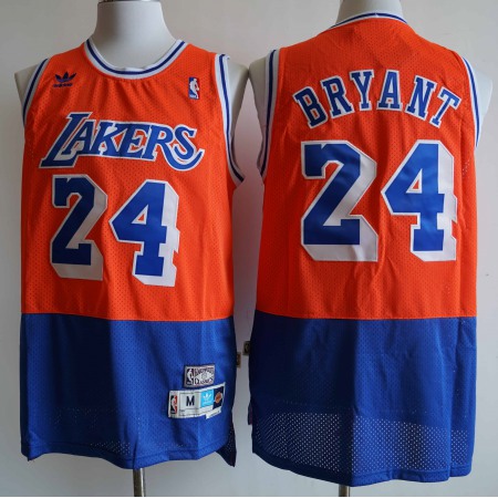 Men's Los Angeles Lakers #24 Kobe Bryant Orange Classics Swingman Stitched NBA Jersey