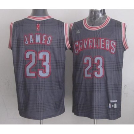 Cavaliers #23 LeBron James Black Rhythm Fashion Stitched NBA Jersey
