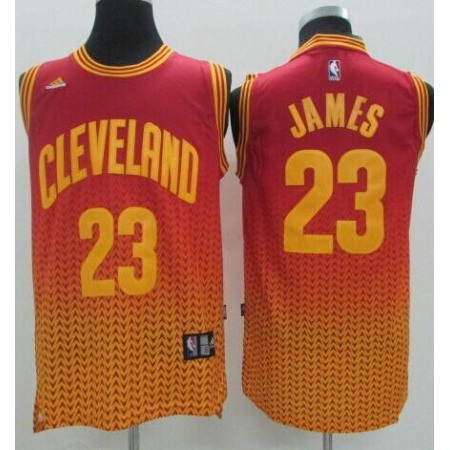 Cavaliers #23 LeBron James Red Resonate Fashion Stitched NBA Jersey