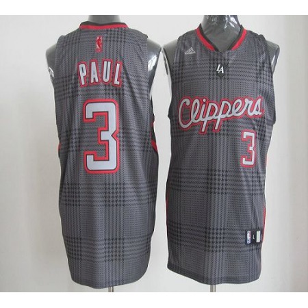 Clippers #3 Chris Paul Black Rhythm Fashion Stitched NBA Jersey