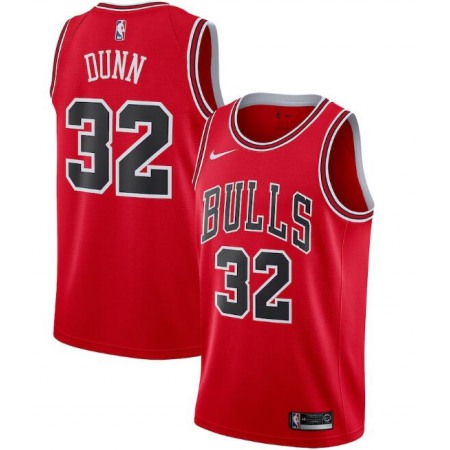 Men's Chicago Bulls #32 Kris Dunn Icon Edition Stitched Jersey