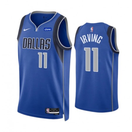 Men's Dallas Mavericks #11 Kyrie Irving Blue Icon Edition Stitched Basketball Jersey