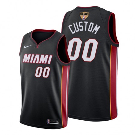 Men's Miami Heat Active Player 2020 Black Finals Bound Icon Edition Stitched Jersey