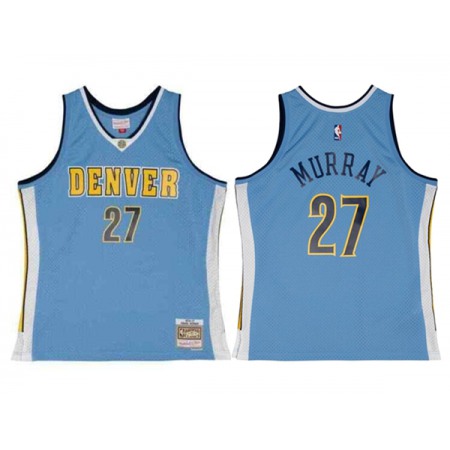 Men's Denver Nuggets #27 Jamal Murray Blue 2016-17 Mitchell & Ness Swingman Stitched Jersey