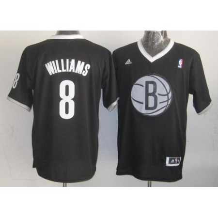 Nets #8 Deron Williams Black 2013 Christmas Day Swingman Stitched NBA Jersey