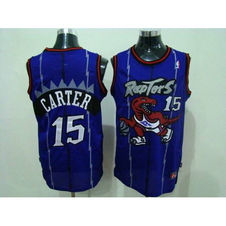 Raptors #15 Vince Carter Blue Swingman Stitched NBA Jersey