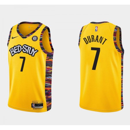 Men's Brooklyn Nets #7 Kevin Durant Amarillo Swingman Stitched NBA Jersey