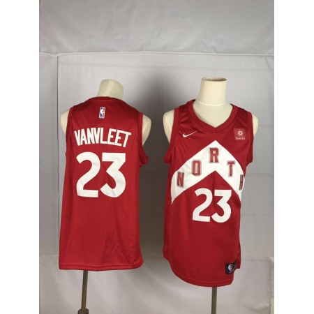 Men's Toronto Raptors #23 Fred Vanvleet Red 2019 Earned Edition Swingman Stitched NBA Jersey