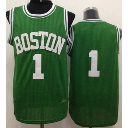 Celtics #1 Walter Brown Green Throwback Stitched NBA Jersey