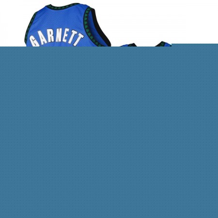 Men's Minnesota Timberwolves #21 Kevin Garnett Blue Throwback Stitched Jersey