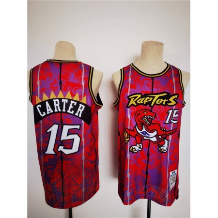 Men's Toronto Raptors #15 Vince Carter Lunar New Year Tiger CNY 4.0 Throwback Stitched Jersey