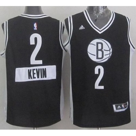 Nets #2 Kevin Garnett Black 2014-15 Christmas Day Stitched NBA Jersey