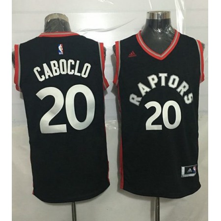 Raptors #20 Bruno Caboclo Black Stitched NBA Jersey