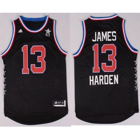 Rockets #13 James Harden Black 2015 All Star Stitched NBA Jersey