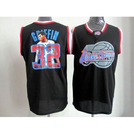 Clippers #32 Blake Griffin Black Notorious Stitched NBA Jersey