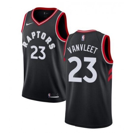 Men's Toronto Raptors #23 Fred Vanvleet Black Stitched NBA Jersey