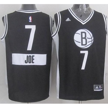 Nets #7 Joe Johnson Black 2014-15 Christmas Day Stitched NBA Jersey