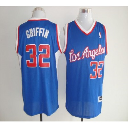 Clippers #32 Blake Griffin Blue Revolution 30 Stitched NBA Jersey