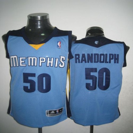 Grizzlies #50 Zach Randolph Light Revolution 30 Blue Stitched NBA Jersey