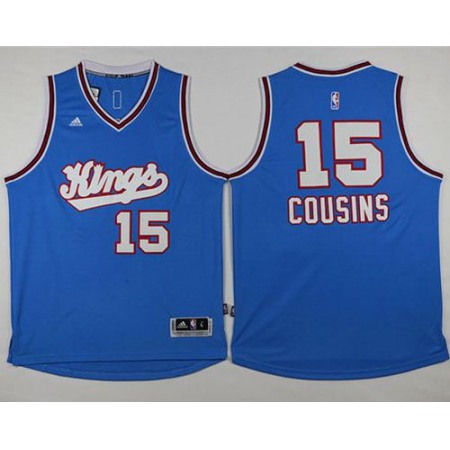 Kings #15 DeMarcus Cousins New Light Blue Stitched NBA Jersey