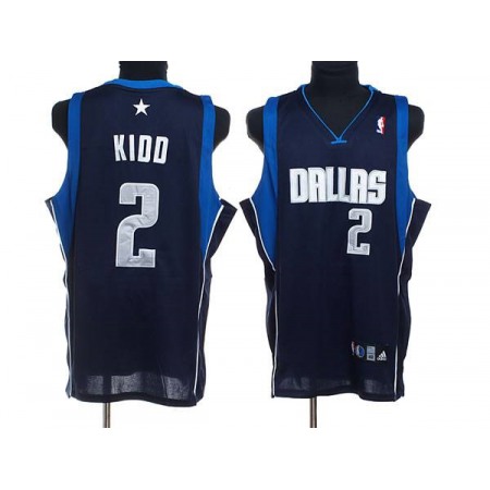 Mavericks #2 Jason Kidd Stitched NBA Blue Jersey
