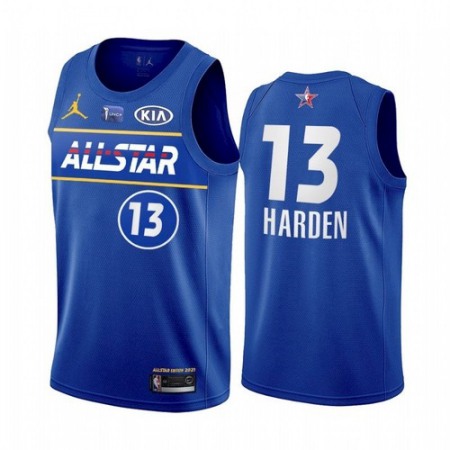 Men's 2021 All-Star Nets #13 James Harden Blue Eastern Conference Stitched NBA Jersey