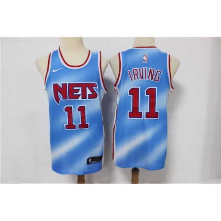 Men's Brooklyn Nets #11 Kyrie Irving 2020/21 Blue Stitched NBA Jersey