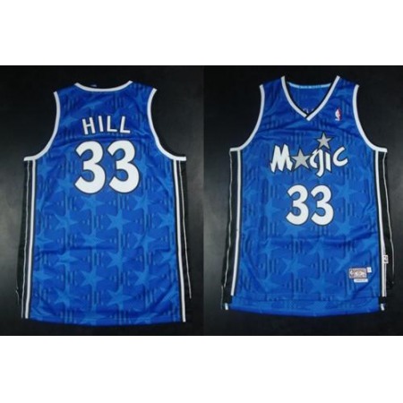 Mitchell And Ness Magic #33 Grant Hill Blue Stitched NBA Jersey
