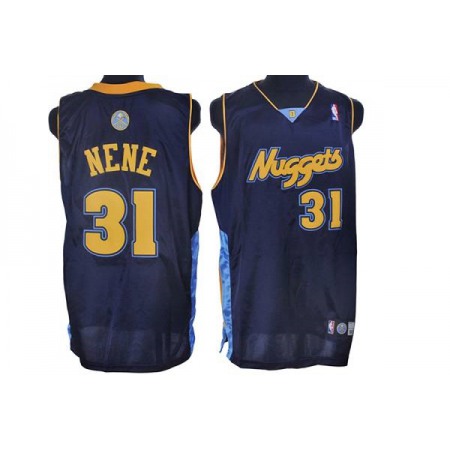 Nuggets #31 Nene Hilario Stitched Dark Blue NBA Jersey
