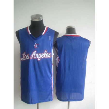 Revolution 30 Clippers Blank Blue Stitched NBA Jersey