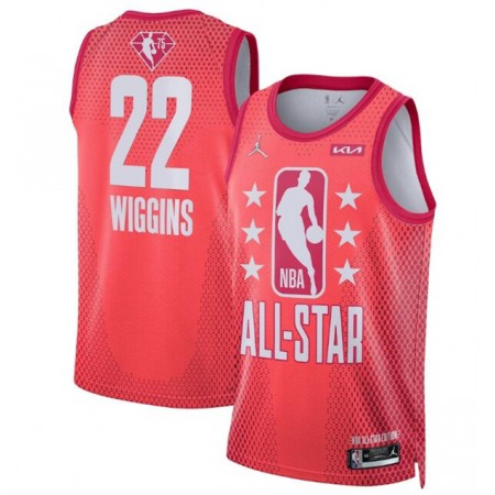Men's 2022 All-Star #22 Andrew Wiggins Maroon Stitched Jersey