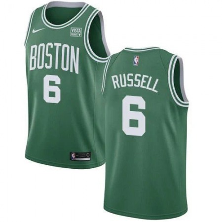 Men's Boston Celtics #6 Bill Russell Green Stitched Basketball Jersey