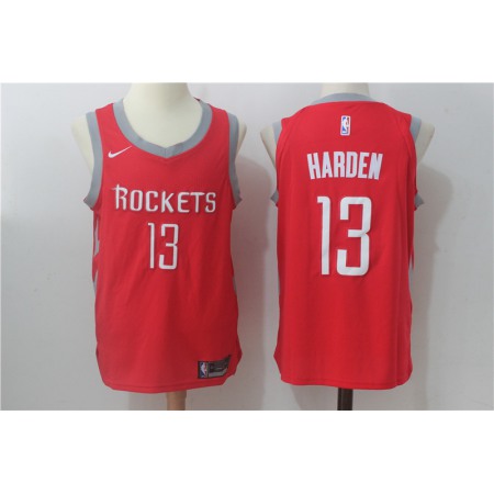 Men's Nike Houston Rockets #13 James Harden Red Stitched NBA Jersey