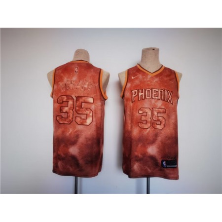Men's Phoenix Suns #35 Kevin Durant Orange Stitched Basketball Jersey