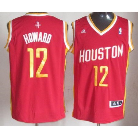 Revolution 30 Rockets #12 Dwight Howard Red Alternate Stitched NBA Jersey