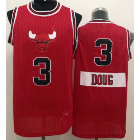 Bulls #3 Doug McDermott Red 2014-15 Christmas Day Stitched NBA Jersey