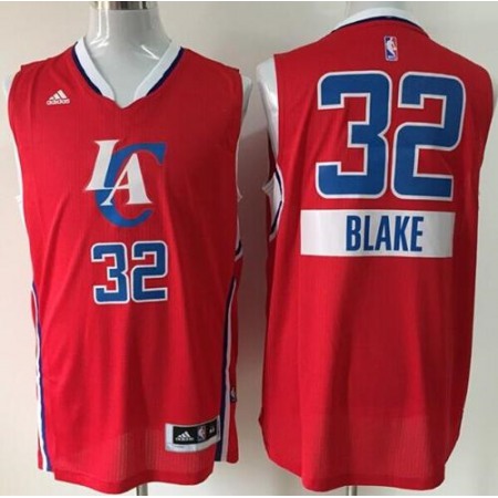 Clippers #32 Blake Griffin Red 2014-15 Christmas Day Stitched NBA Jersey