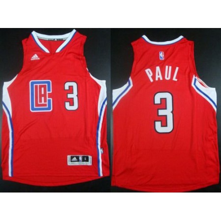 Clippers #3 Chris Paul Red Revolution 30 Stitched NBA Jersey