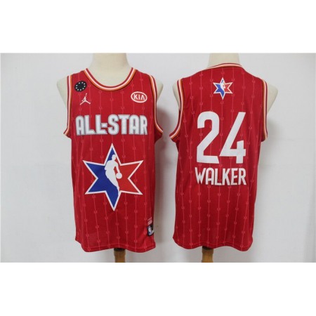 Men's Boston Celtics #24 Kemba Walker Red 2020 All-Star Stitched NBA Jersey