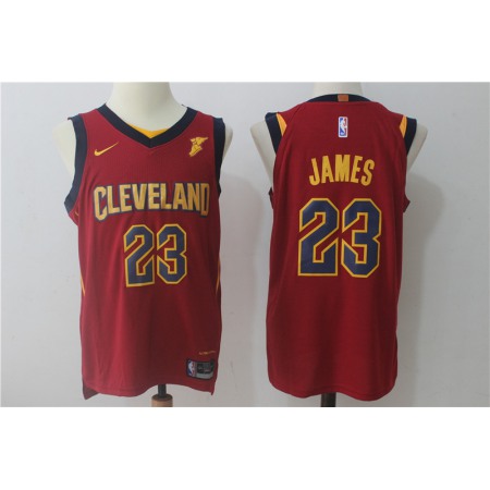 Men's Nike Cleveland Cavaliers #23 LeBron James Wine Red Stitched NBA Jersey