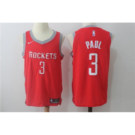 Men's Nike Houston Rockets #3 Chris Paul Red Stitched NBA Jersey