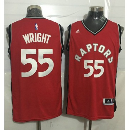 Raptors #55 Delon Wright Red Stitched NBA Jersey