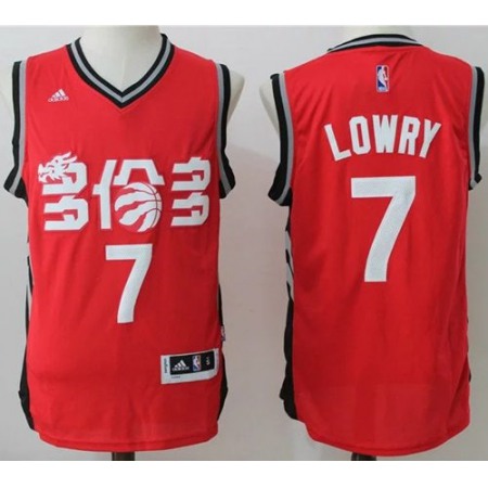 Raptors #7 Kyle Lowry Red Slate Chinese New Year Stitched NBA Jersey