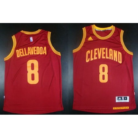 Revolution 30 Cavaliers #8 Matthew Dellavedova Red Stitched NBA Jersey
